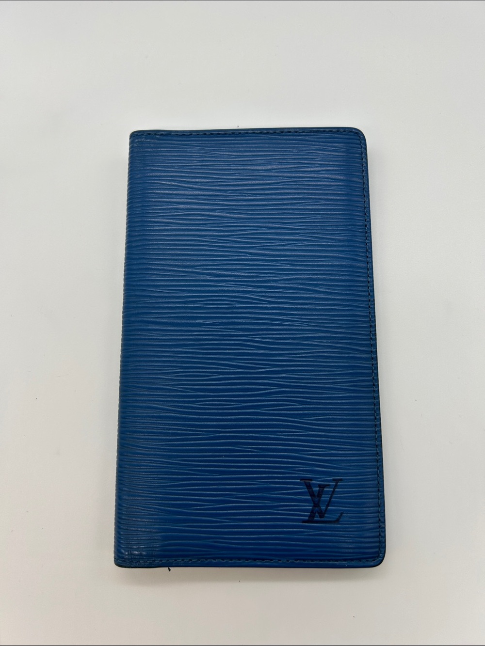 Louis Vuitton Blue Epi Leather Long Wallet